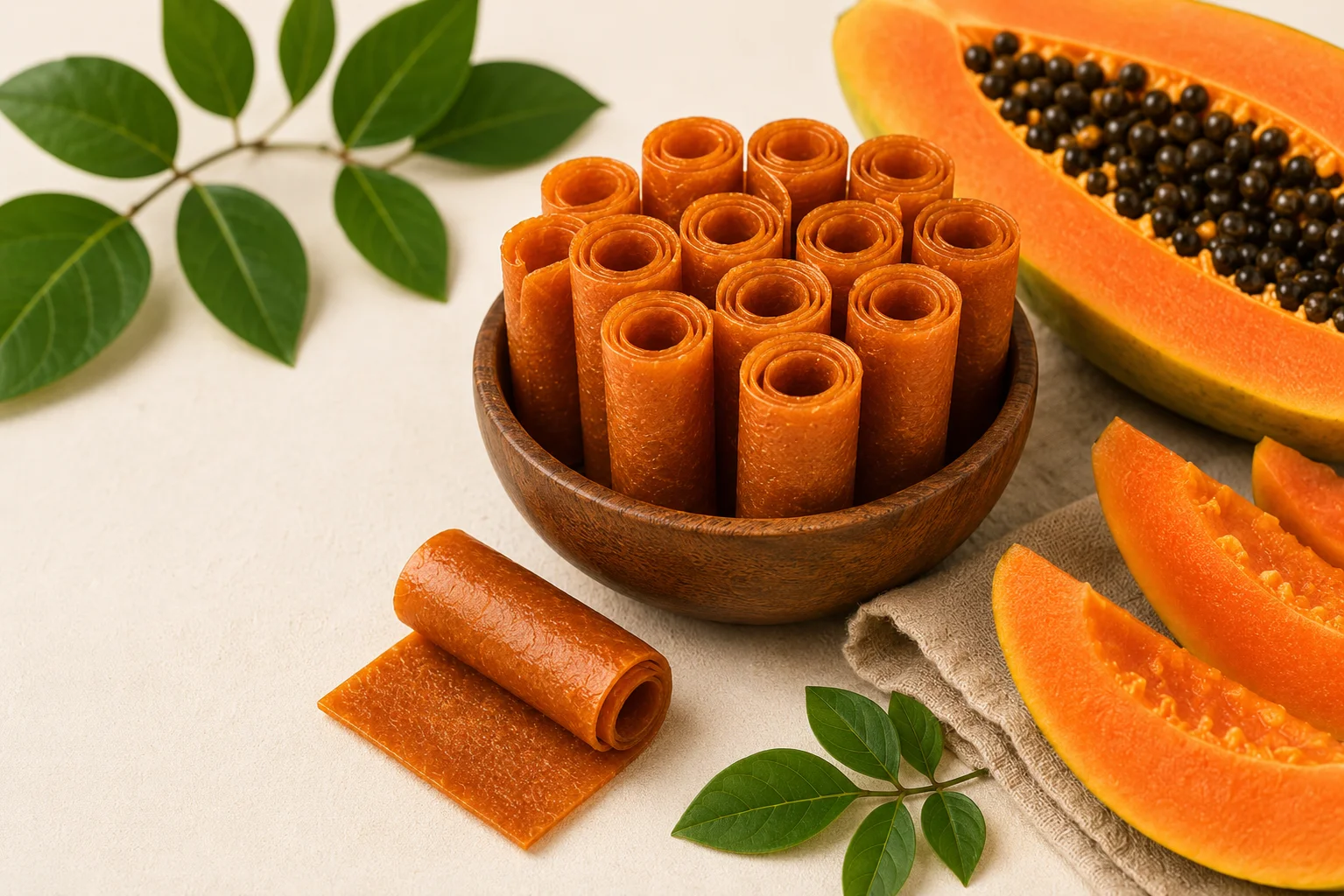 Rollos de Papaya
